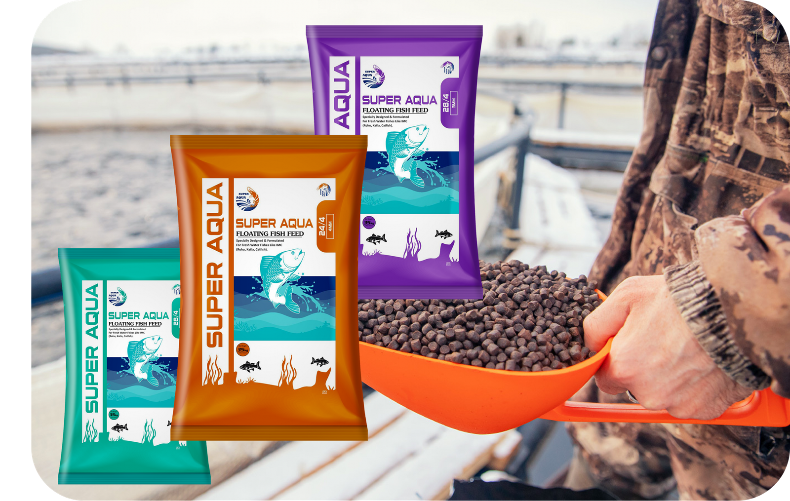 Super Aqua Floating Fish Feed